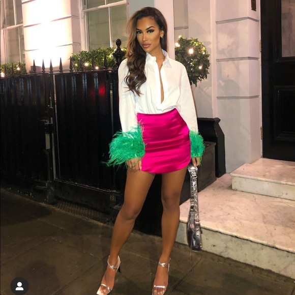 Zara Dresses & Skirts - Zara satin effect skirt